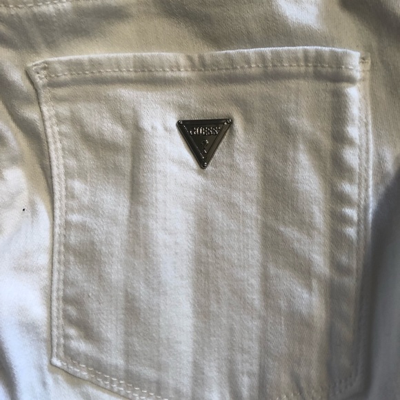 Guess sexy curve white ankle jean size 26 - Picture 7 of 8